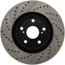 StopTech 07-09 Lexus ES 250/ES 300/ ES330/ES350 SportStop Slotted & Drilled Left Front Rotor-3