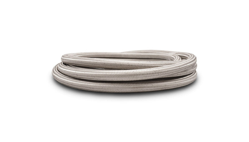 Vibrant Stainless Steel Braided Flex Hose w/PTFE Liner AN -6 (150ft Roll) - 0