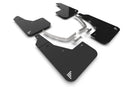 Rally Armor 22-24 Hyundai Ioniq 5 Black UR Mud Flap Silver Battery Logo-1