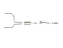 aFe Gemini XV 4in to Dual 3in 304 SS Cat-Back Exhaust w/ Cutout 19-21 GM Silverado/Sierra V8-6.2L-6