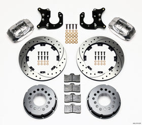 Wilwood Forged Dynalite P/S Rear Kit Drilled Polished Big Ford 2.36in Offset