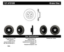 StopTech 02-10 Subaru WRX Slotted & Drilled Right Front Rotor (exc. STi)-3