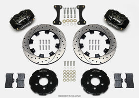 Wilwood Forged Dynalite Front Hat Kit 12.19in Drilled 00-04 PT Cruiser/03-04 SRT/4