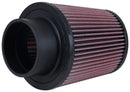 K&N Universal Rubber Filter 3 1/2inch ID FLG / 6inch Base / 4-5/8inch Top / 6inch Height-1