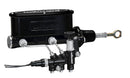 Wilwood HV Tandem M/C Kit w L/H Bracket & Prop Valve - 7/8in Bore Black-W/Push. - Early Mustang-1
