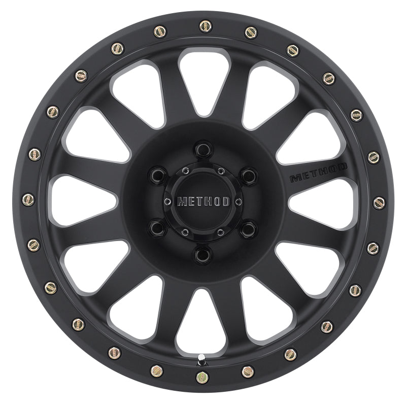 Method MR304 Double Standard 15x8 -24mm Offset 6x5.5 108mm CB Matte Black Wheel - 0