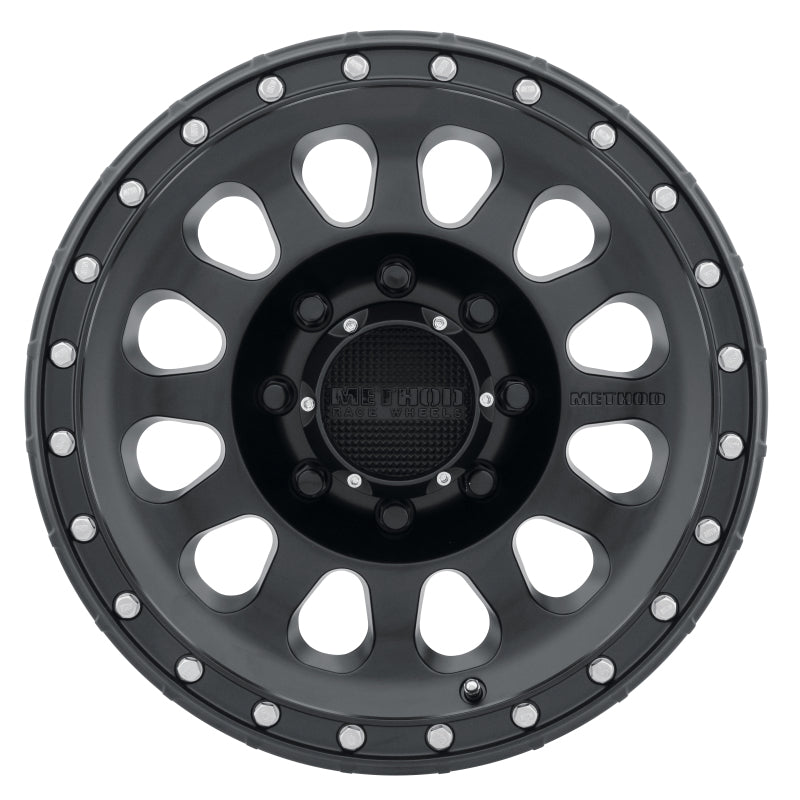 Method MR315 17x8.5 0mm Offset 8x6.5 130.81mm CB Matte Black Wheel - 0