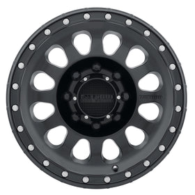 Method MR315 17x9 -12mm Offset 8x6.5 130.81mm CB Matte Black Wheel - 0