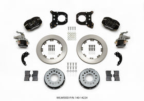 Wilwood Forged Dynalite P/S Rear Kit w/MC4 P-Brake Chev 12 Bolt w/Clip Eliminator