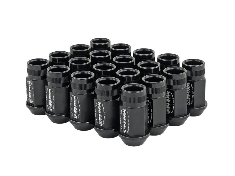 Skunk2 12x1.25 Forged Lug Nut - Black (Set of 20) - 0