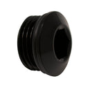 DeatschWerks 8AN ORB Male Plug Low Profile Internal Allen/Hex (Incl O-Ring) Anodized Matte Black-2