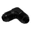 DeatschWerks 8AN Male Flare to 8AN Male Flare 90-Degree Fitting - Anodized Matte Black-1