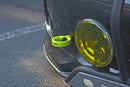 PERRIN 08-14 Subaru WRX & STI / 08-11 Impreza / 05-09 Legacy Tow Hook Kit (Front) - Neon Yellow-2