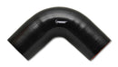 Vibrant 4 Ply Reinforced Silicone Elbow Connector - 1.5in I.D. - 90 deg. Elbow (BLACK)-1