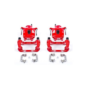 Power Stop 05-10 Scion tC Front Red Calipers w/Brackets - Pair