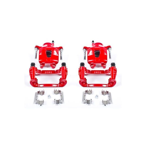 Power Stop 05-10 Scion tC Front Red Calipers w/Brackets - Pair