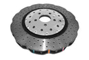 DBA 14-18 Audi RS7 (w/Iron Rotors) Front 5000 Series Cross Drilled Rotor w/Silver Hat-3