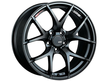 SSR GTV03 18x8.5 5x114.3 40mm Offset Flat Black Wheel 05-07 STI / 11+ tC