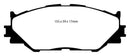 EBC 06-08 Lexus IS250 2.5 Redstuff Front Brake Pads-1