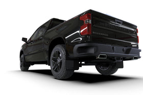 Rally Armor 19-26 Gen 4 Chevy Silverado 1500 Black UR Mud Flap Metallic Black Logo - 0