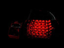 ANZO 1999-2001 BMW 3 Series E46 LED Taillights Red/Clear 4pc-4