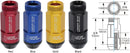 Project Kics Leggdura Racing Shell Type Lug Nut 53mm Open-End Look 16 Pcs + 4 Locks 12X1.25 Blue-1