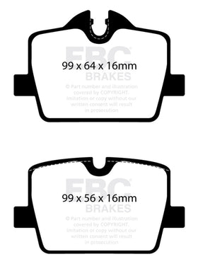 EBC 2019+ BMW Z4 G29 2.0T Bluestuff Rear Brake Pads