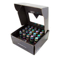 NRG 700 Series M12 X 1.25 Steel Lug Nut w/Dust Cap Cover Set 21 Pc w/Locks & Lock Socket - Neochrome-3