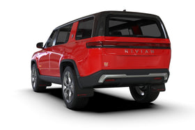 Rally Armor 22-26 Rivian R1S Black UR Mud Flap w/Red Logo - 0