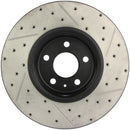 StopTech Power Slot 09-10 Audi A4/A4 Quattro / 08-10 A5 / 10 S4 Front Right Drilled & Slotted Rotor-3