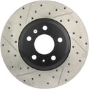 StopTech Power Slot 09-10 Audi A4/A4 Quattro / 08-10 A5 / 10 S4 Front Right Drilled & Slotted Rotor-4