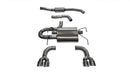 Corsa 2008-2014 Subaru Impreza Hatchback STI 2.5L Turbo Manual Polished Sport Cat-Back Exhaust-1