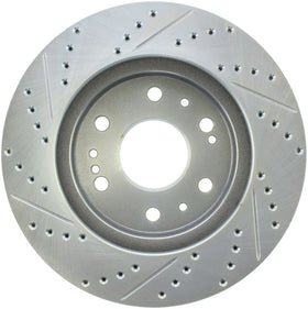 StopTech Select Sport 07-11 GM Silverado 1500 Slotted and Drilled Left Front Rotor - 0