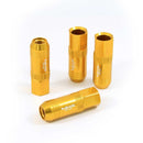 12X1.25 MM 60MM LONG EXTENDED FORGED ALUMINUM OPEN END LIGHT WEIGHT RACING LUG NUTS // PART # LG0018-3
