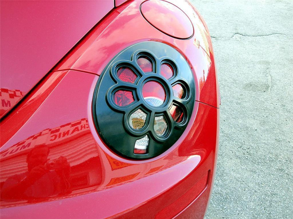 06-10 VW VOLKSWAGEN BEETLE DAISY FLOWER TAIL LIGHT COVERS 2 PIECES // PART # TLCVWBTD2