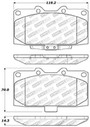 StopTech Performance 06-07 Subaru Impreza WRX/WRX STi Front Brake Pads-4