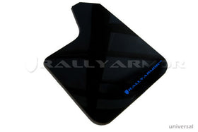 Rally Armor Universal Fit (No Hardware) Black UR Mud Flap w/ Grey Logo - 0