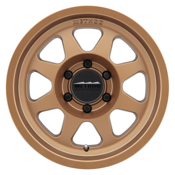 Method MR701 17x9 -12mm Offset 6x5.5 106.25mm CB Method Bronze Wheel