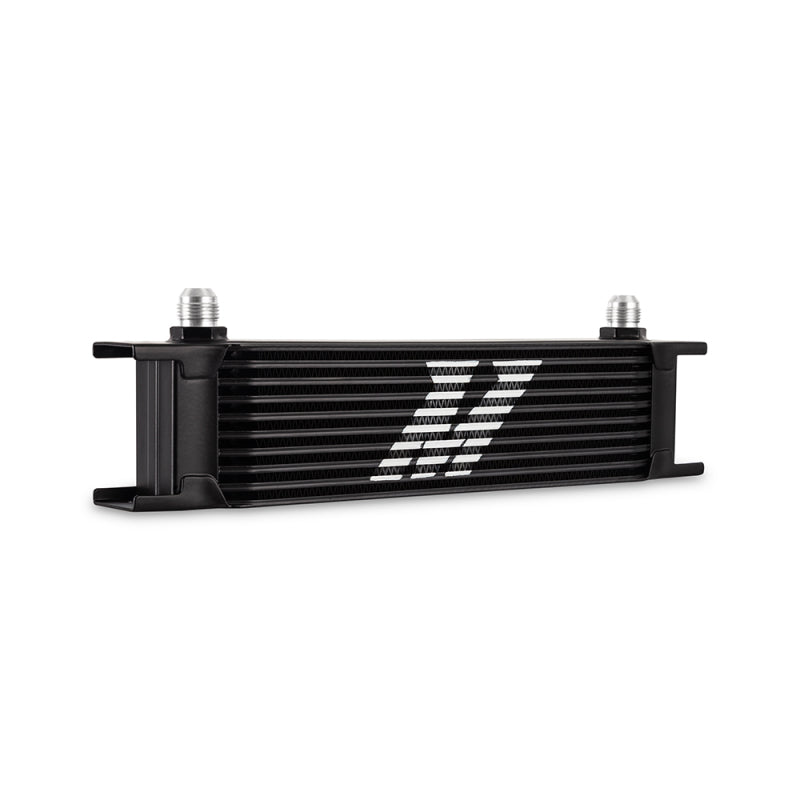 Mishimoto Universal -8AN 10 Row Oil Cooler - Black - 0