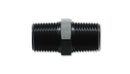 Vibrant 1/4in NPT x 1/4in NPT Straight Union Pipe Adapter Fitting - Aluminum-1