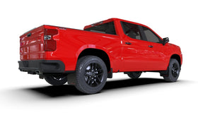 Rally Armor 19-26 Gen 4 Chevy Silverado 1500 Black UR Mud Flap Metallic Red Logo - 0