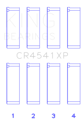 King Engine Bearings Honda F23 Performance Rod Bearing Set - Size STD