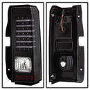 xTune Hummer H3 06-09 ( Non H3T ) LED Tail Lights Black ALT-ON-HH306-LED-BK-4