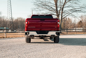 Corsa 2019-2025 Chevrolet Silverado 1500 5.3L 147.5in Wheel Base Cat-Back Dual Rear 4in Polish Tips - 0