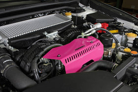 PERRIN 22-26 Subaru WRX Pulley Cover - Hyper Pink (TALL - For Use w/o PERRIN AOS) - 0