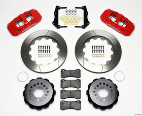 Wilwood AERO4 Rear Kit 14.25in Red 2006-10 Magnum/Challngr/Chrgr/300C