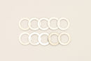 DeatschWerks -4 AN Aluminum Crush Washer (Pack of 10)-2