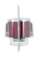 K&N 1.375in Flange ID x 3in OD x 2.5in Height Clamp On Crankcase Vent Filter-4