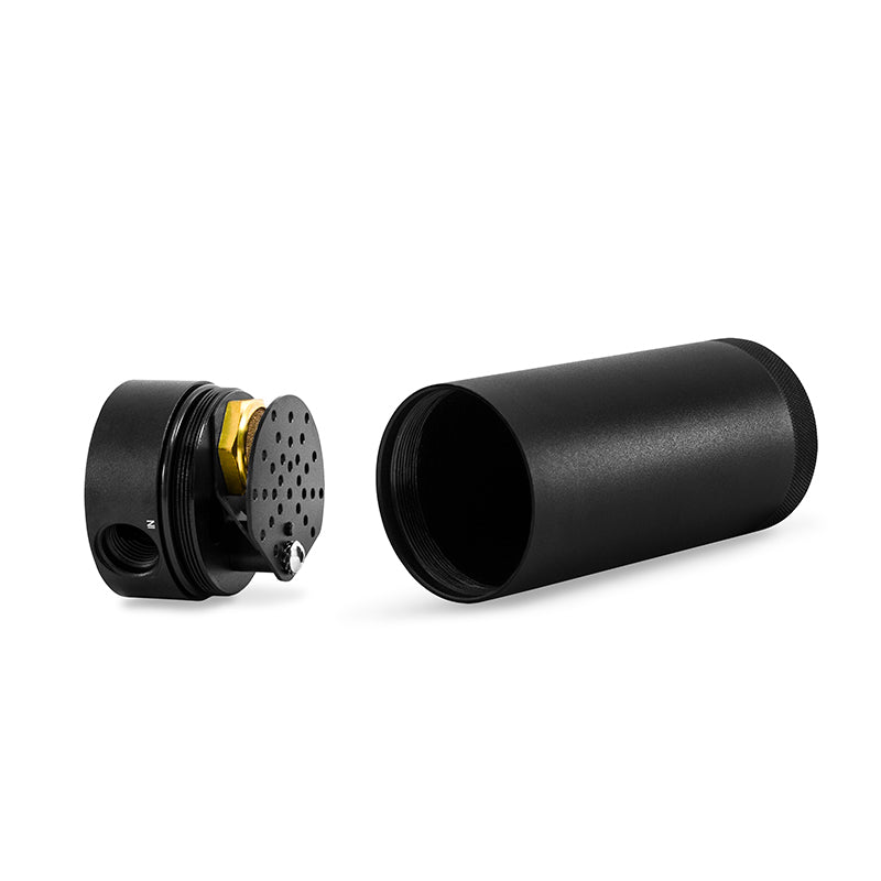 Mishimoto 2-Port Universal XL Baffled Catch Can - Black - 0