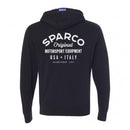 Sparco Sweatshirt ZIP Garage BLK - Medium-1
